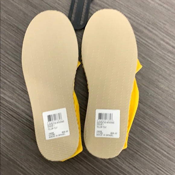 Havaianas Espadrille Slip Ons- Yellow - Picture 2 of 3